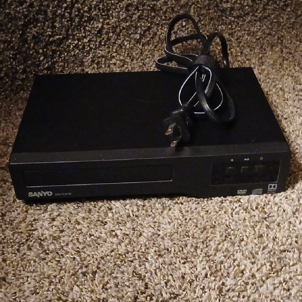 Sanyo Black DVD Player